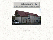 Tablet Screenshot of fliesenspezi.de